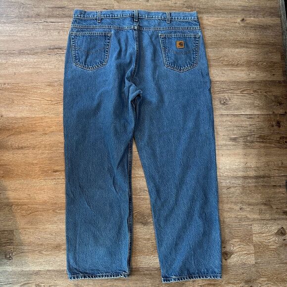 Vintage Carhartt Mens 44x30 Relaxed Fit Jeans Union Made In USA Straight - Picture 3 of 5